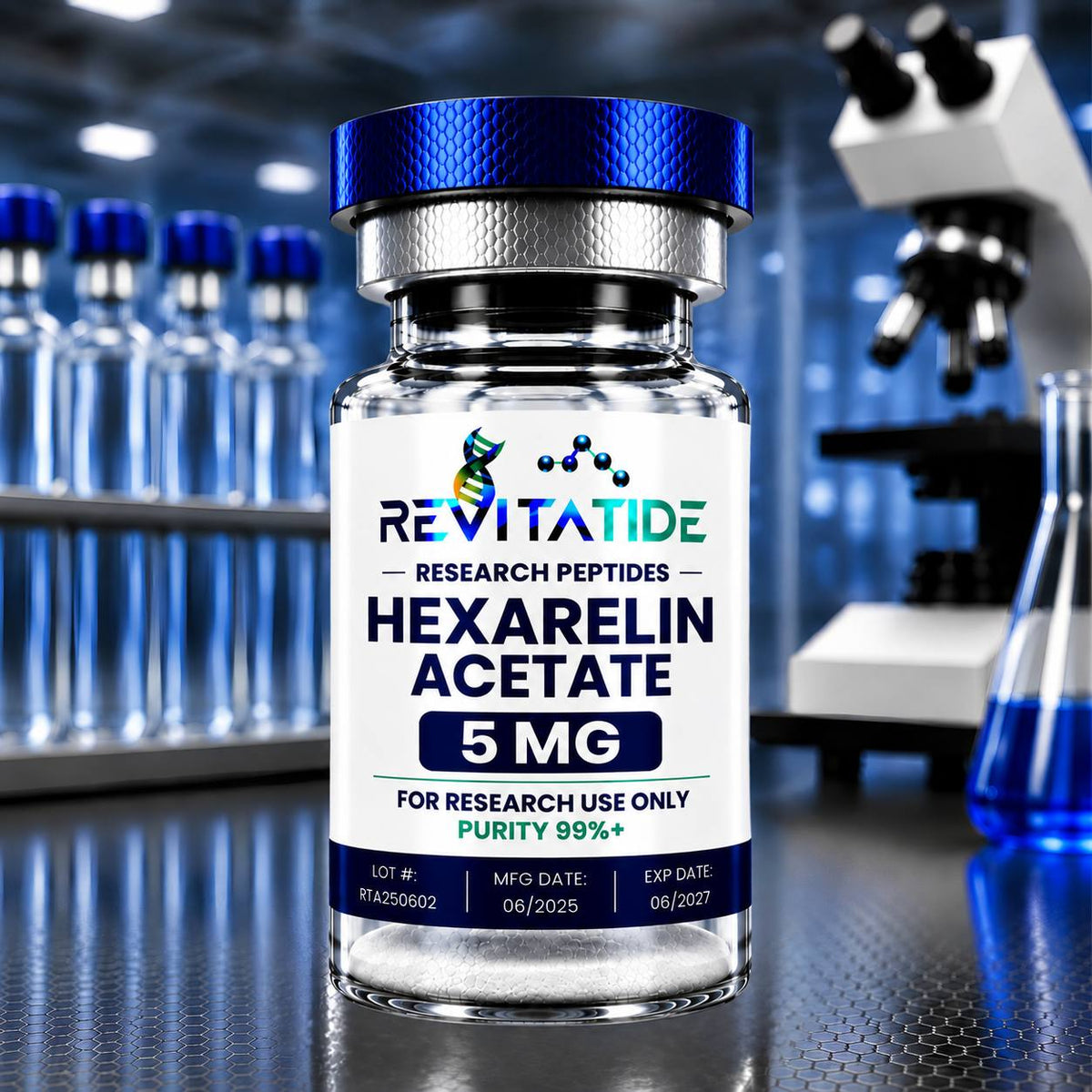 Hexarelin Acetate 5MG - Research Peptide